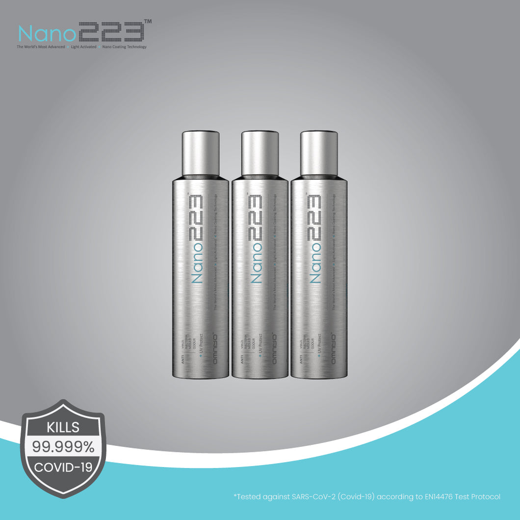 *FREE SHIPPING FOR WM ONLY*  Nano223 Multi Surface Disinfectant Mist Spray 200ml(3 PCS)