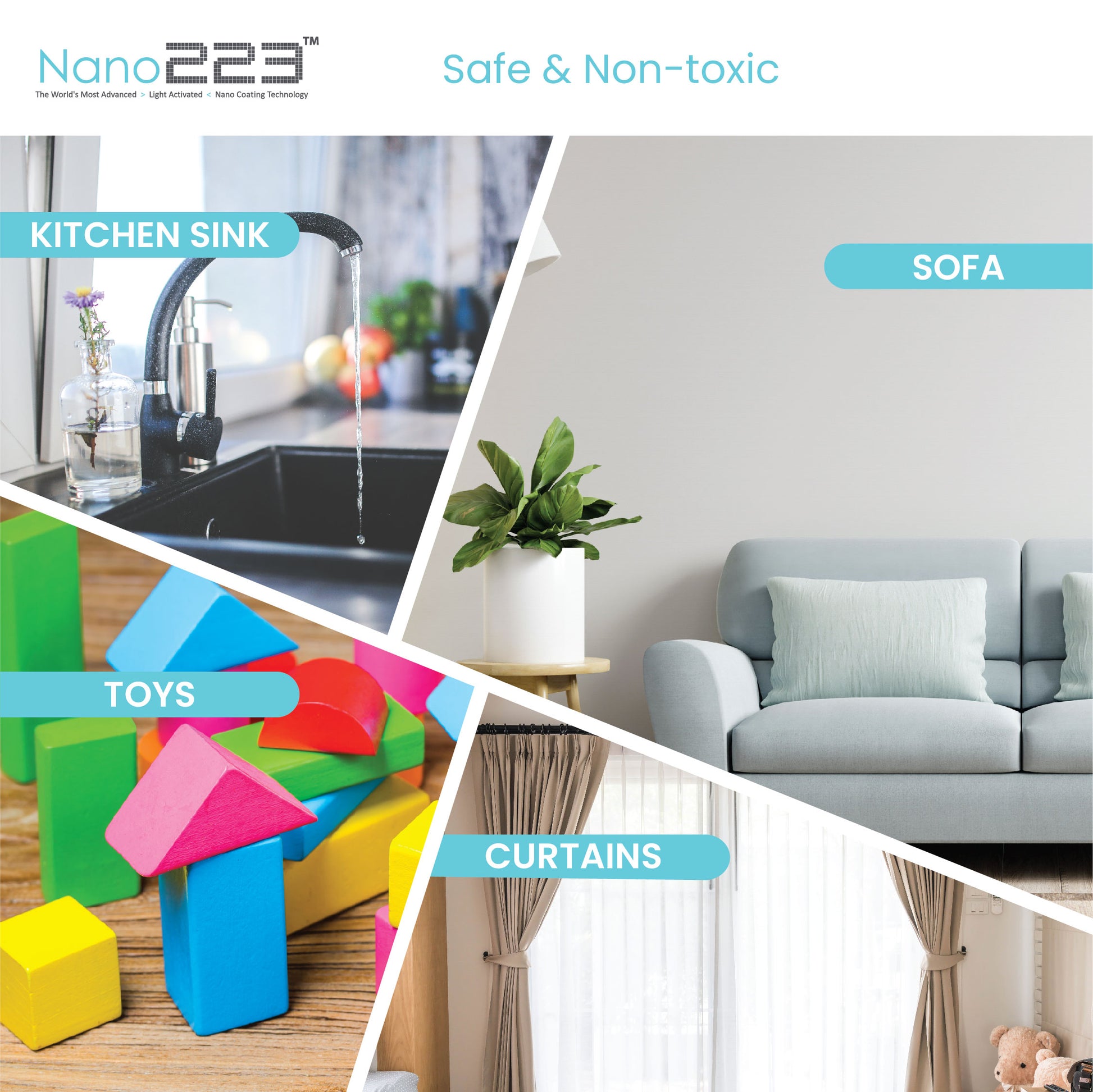 *FREE SHIPPING* Nano223 Multi Surface Disinfectant Mist Spray 200ml - Nano223